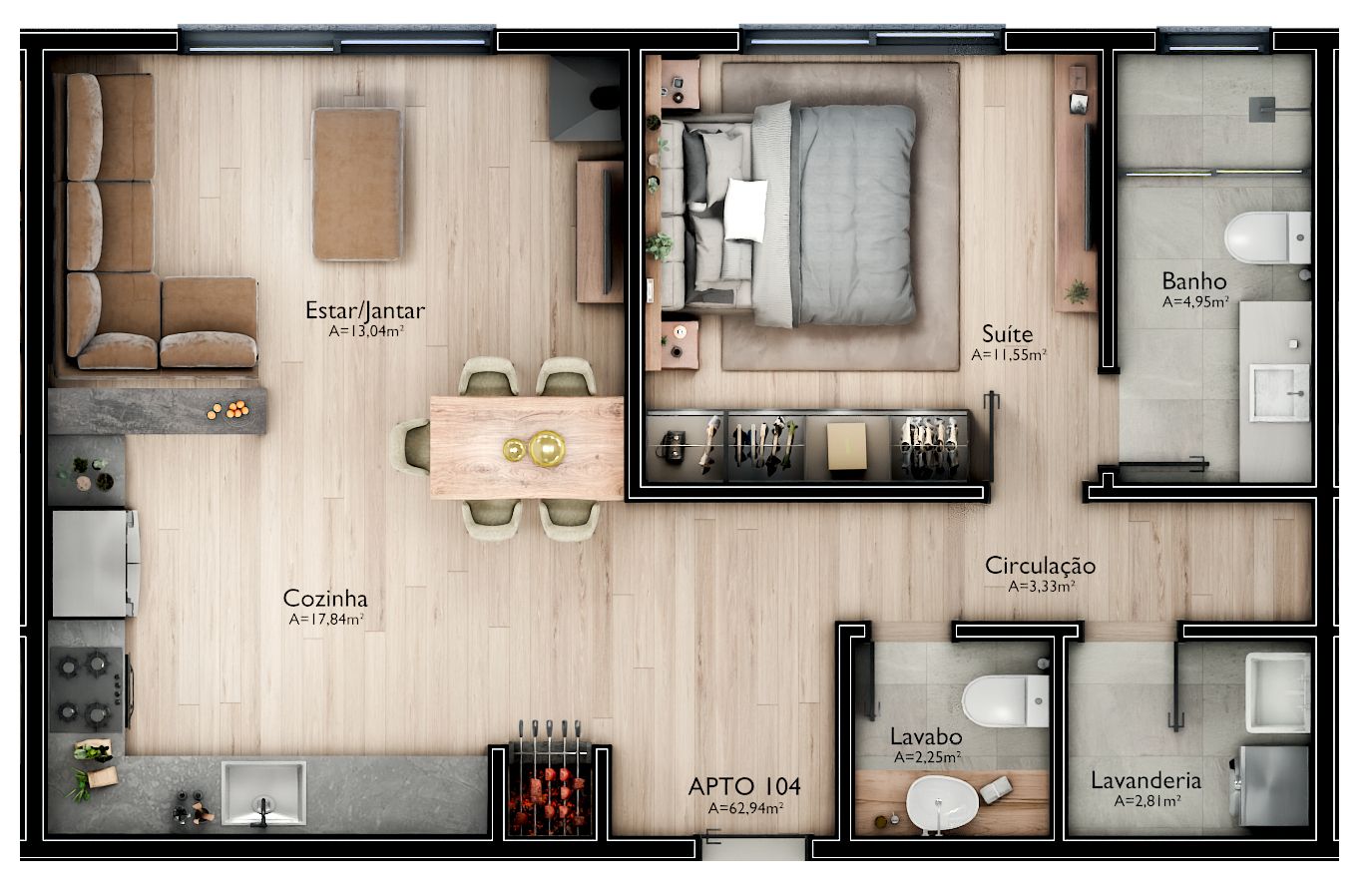 Apartamento para venda no bairro Mato Queimado em Gramado