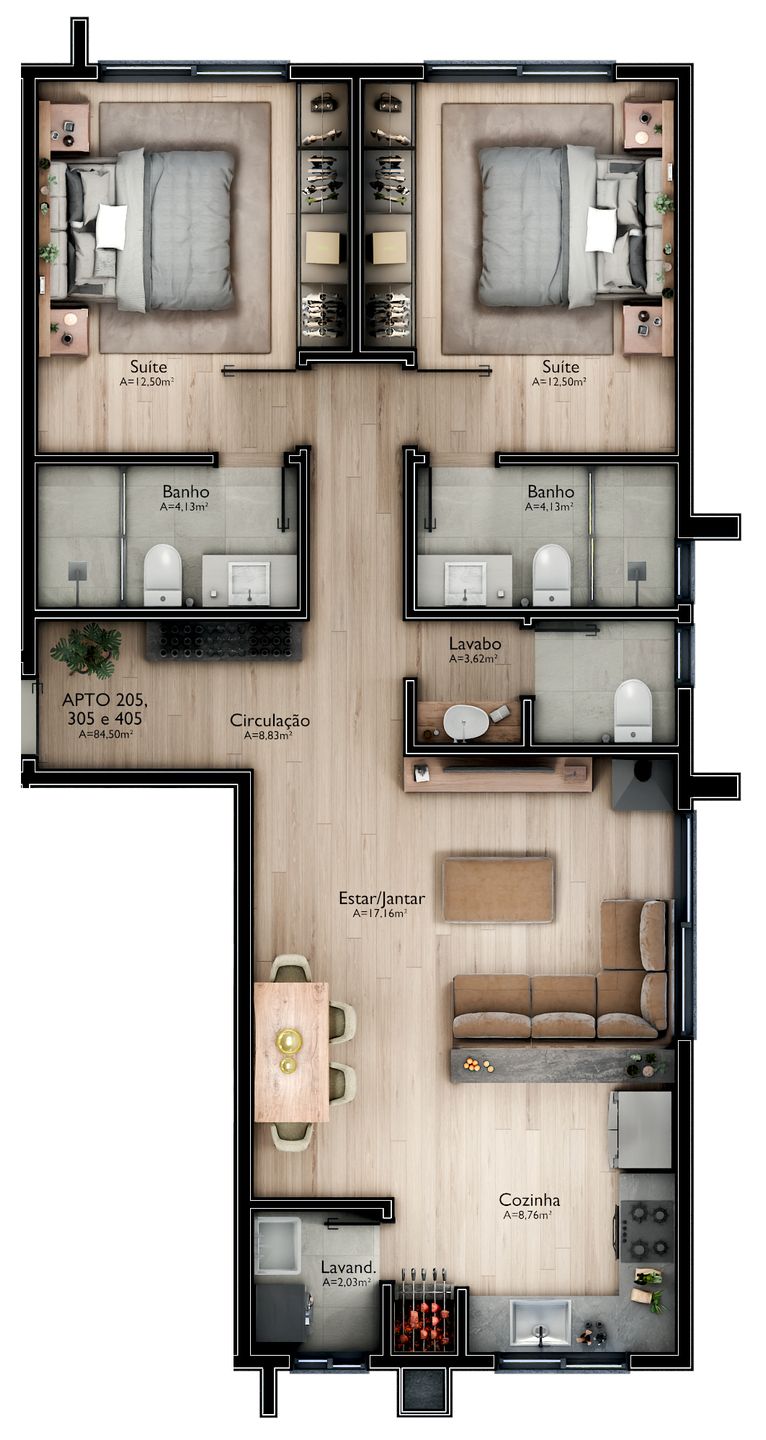 Apartamento para venda no bairro Mato Queimado em Gramado