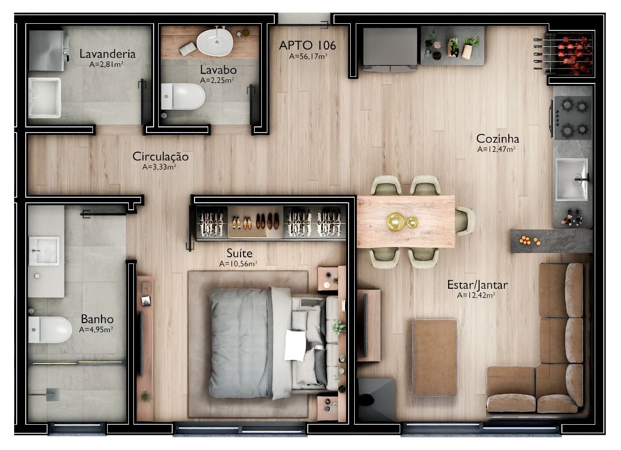 Apartamento para venda no bairro Mato Queimado em Gramado