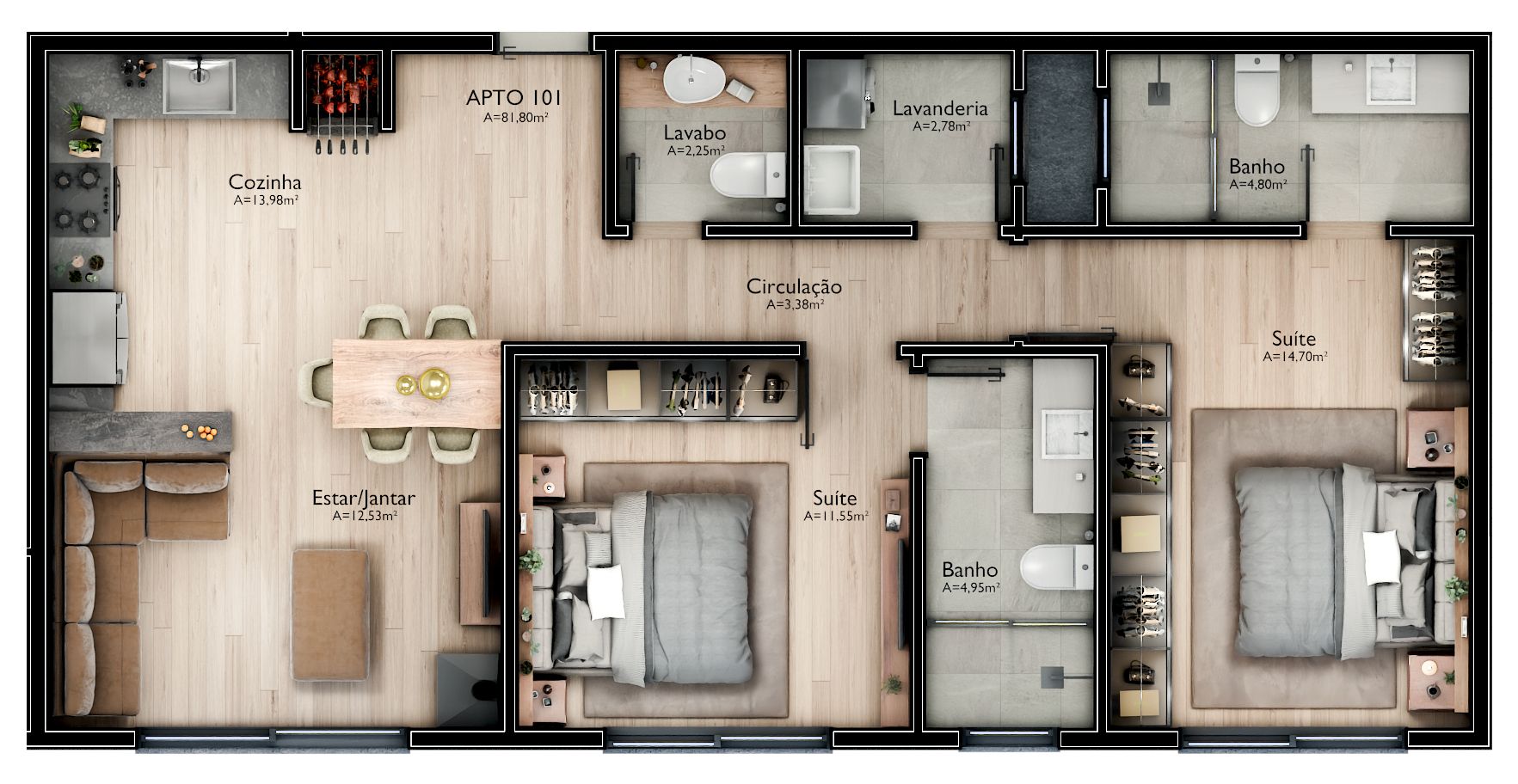 Apartamento para venda no bairro Mato Queimado em Gramado