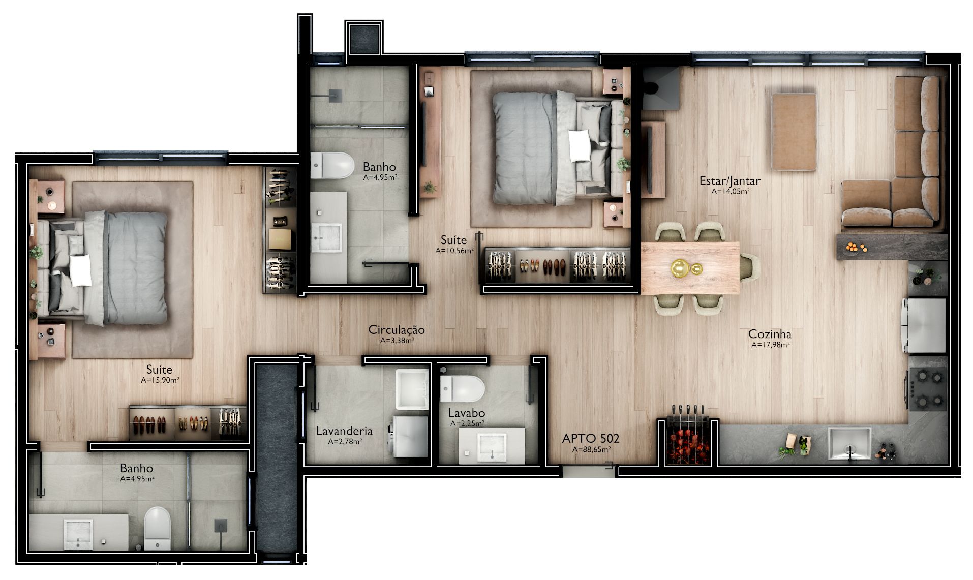 Apartamento para venda no bairro Mato Queimado em Gramado