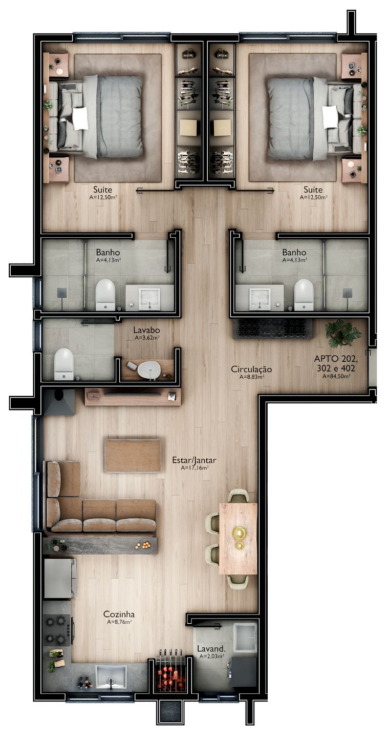 Apartamento para venda no bairro Mato Queimado em Gramado