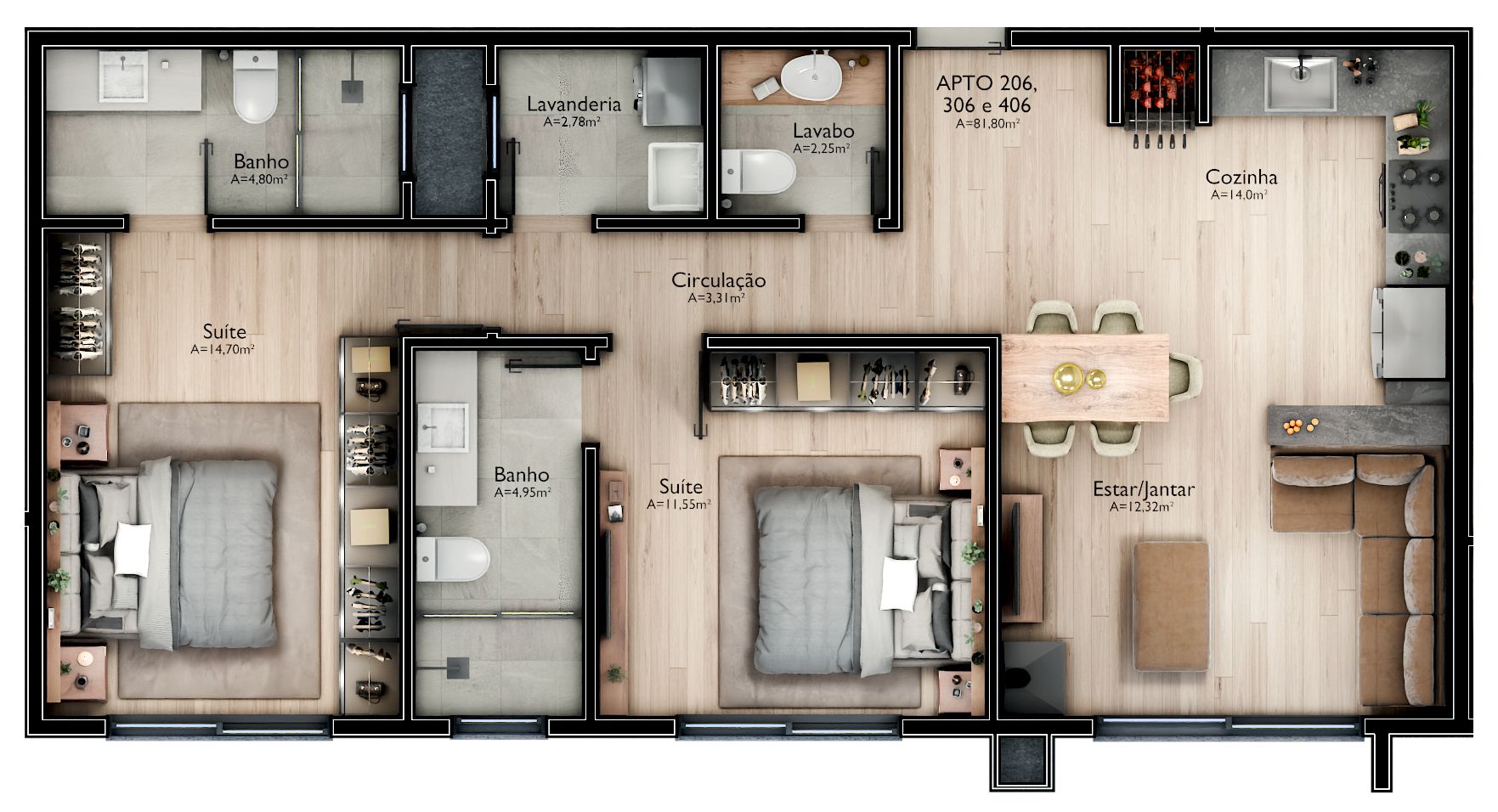 Apartamento para venda no bairro Mato Queimado em Gramado