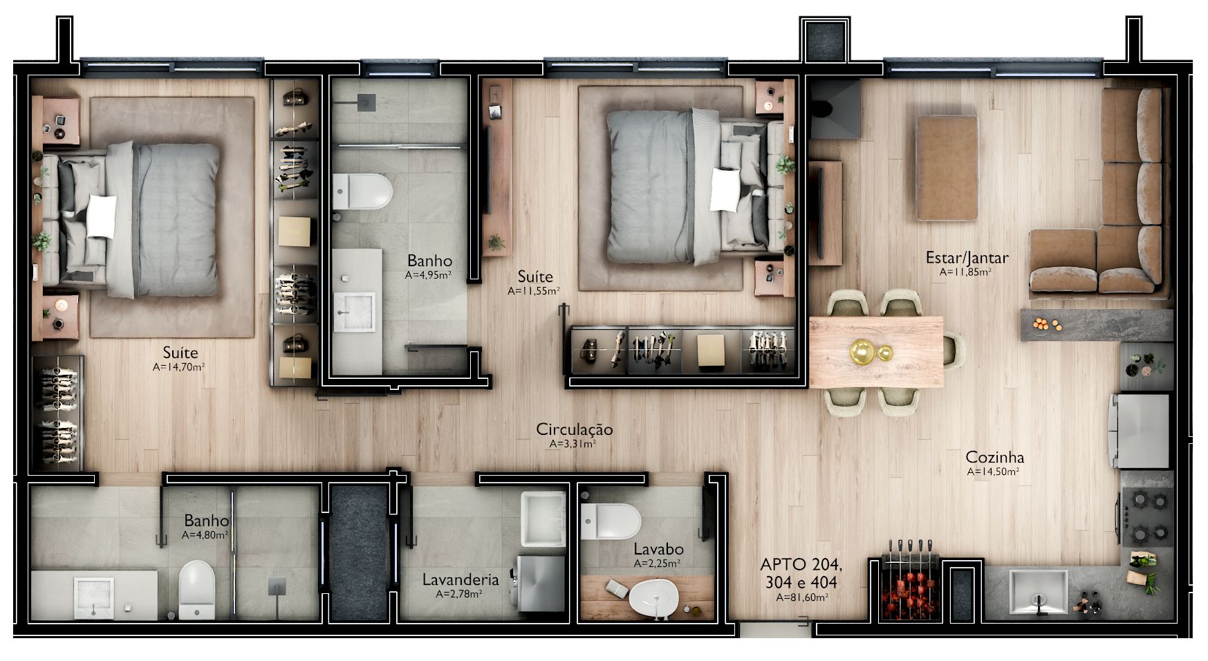 Apartamento para venda no bairro Mato Queimado em Gramado