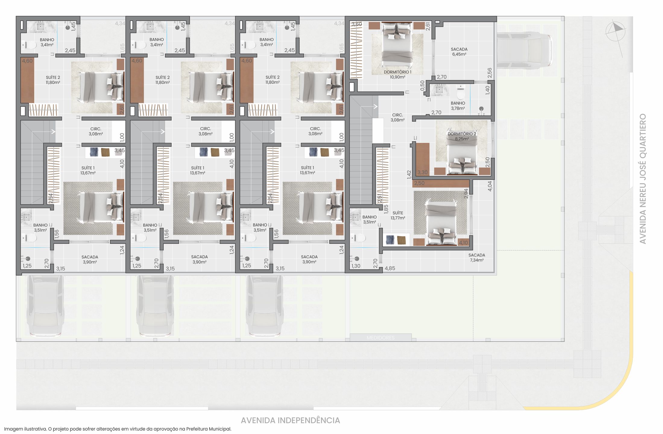 Sobrado Duplex 2 quartos sendo 2 suítes para venda no bairro Igra Sul em Torres