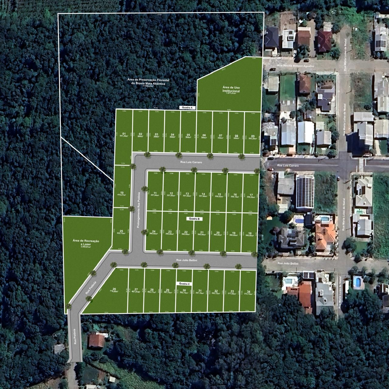 Lote para venda no bairro Centro em Garibaldi