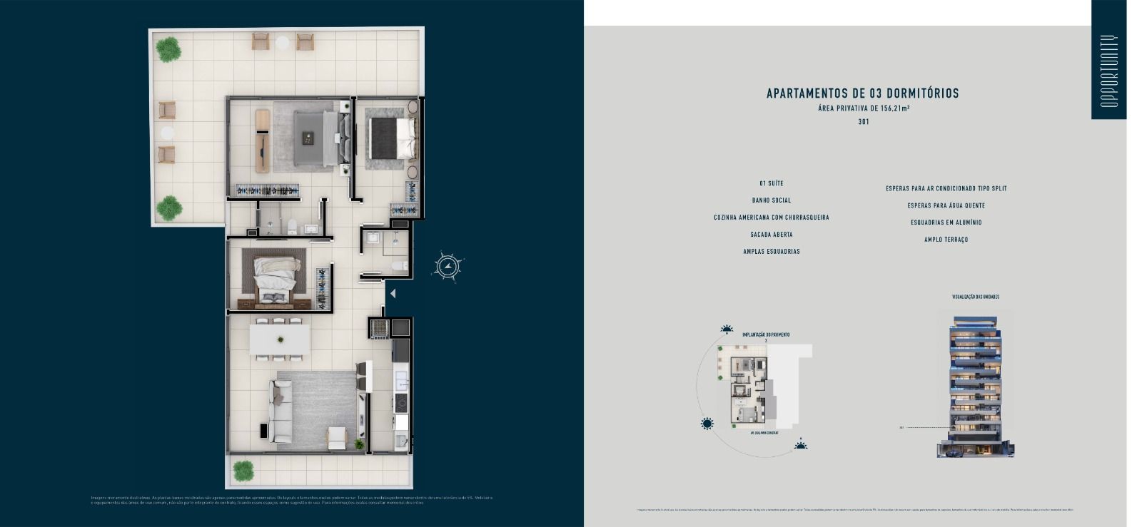 Apartamento 2 quartos sendo 1 suíte para venda no bairro Centro em Torres