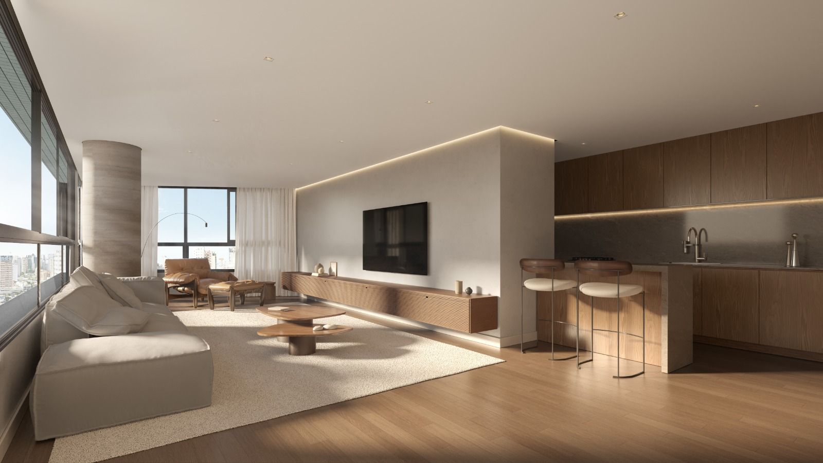 Apartamento 3 quartos sendo 1 suíte para venda no bairro Centro em Torres