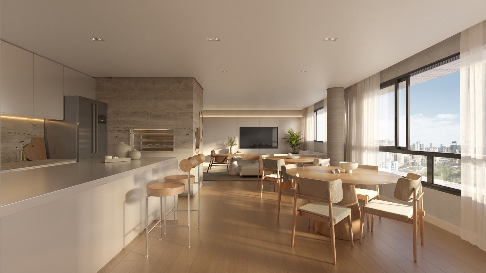 Apartamento 3 quartos sendo 1 suíte para venda no bairro Centro em Torres