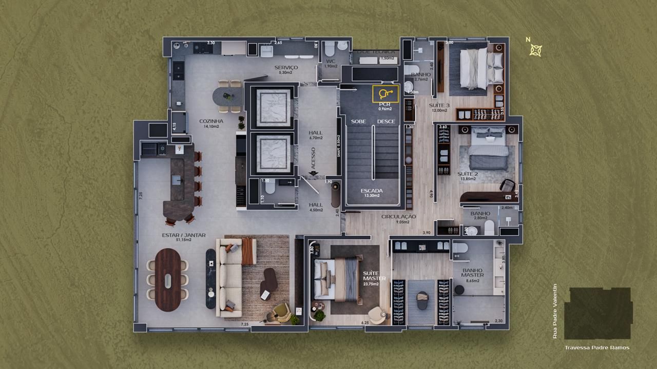 Apartamento para venda no bairro Lucas Araújo em Passo Fundo