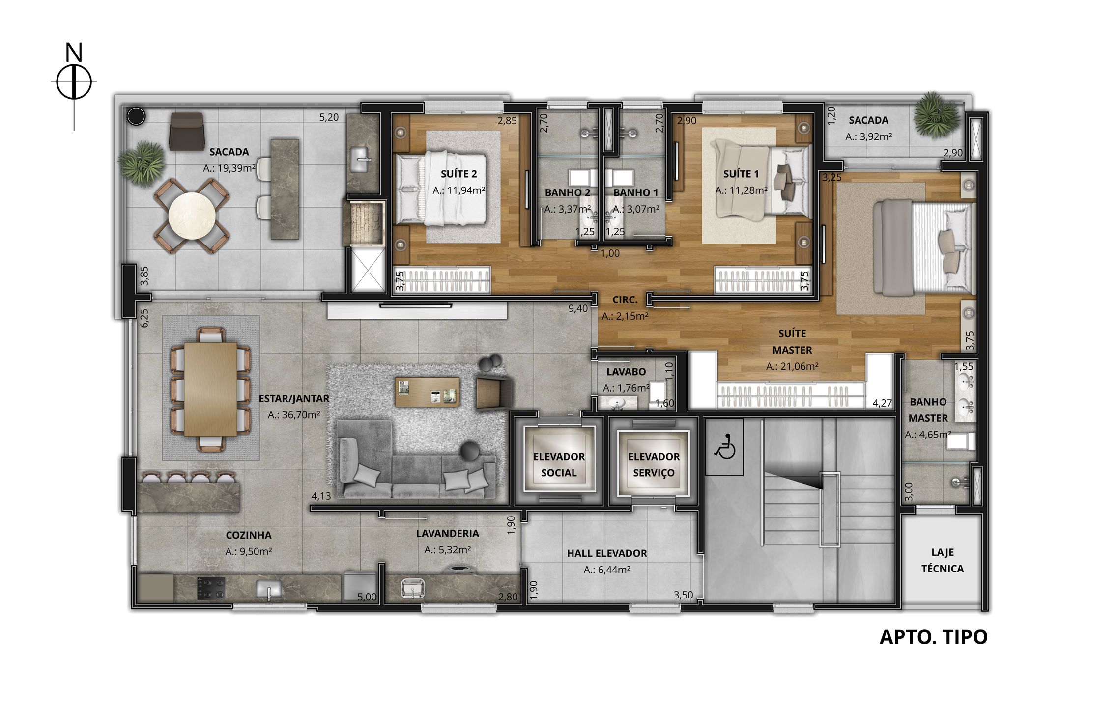 Apartamento para venda no bairro Panazzolo em Caxias do Sul