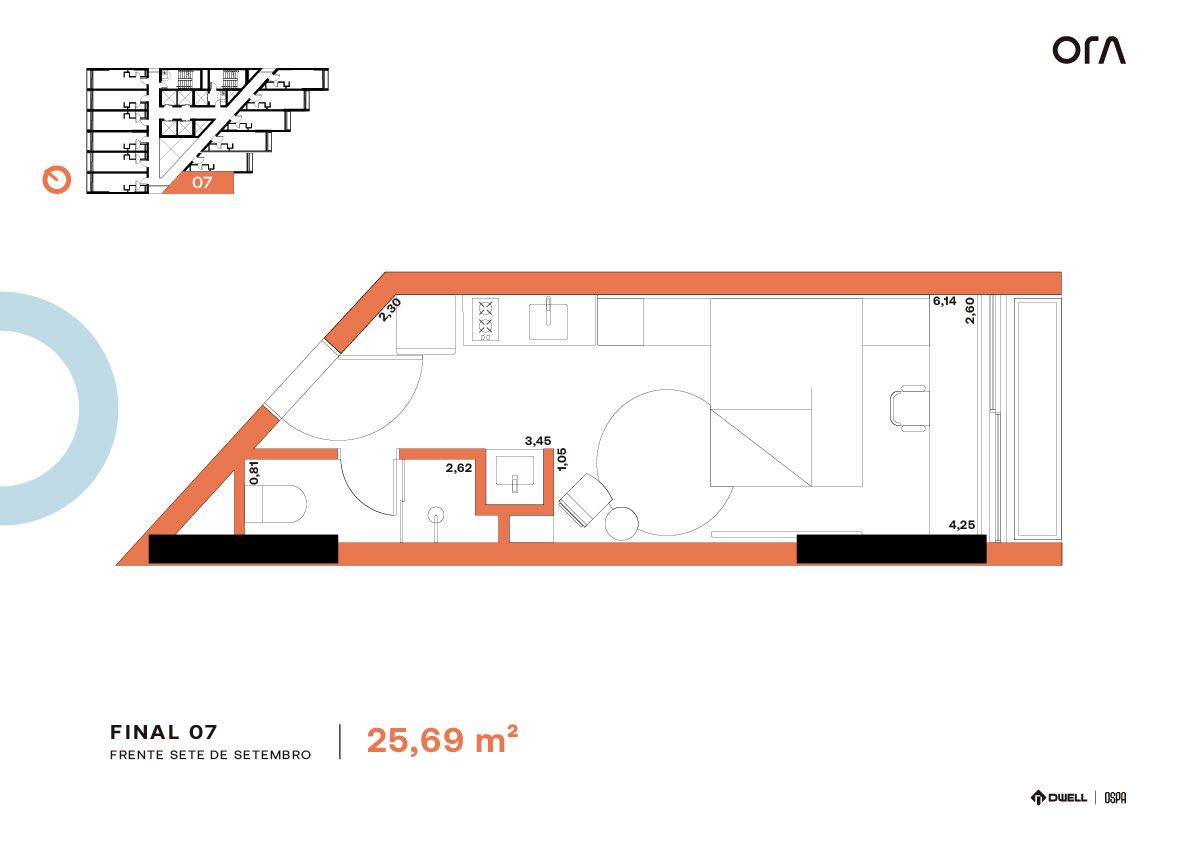 Studio para venda no bairro Centro Histórico em Porto Alegre