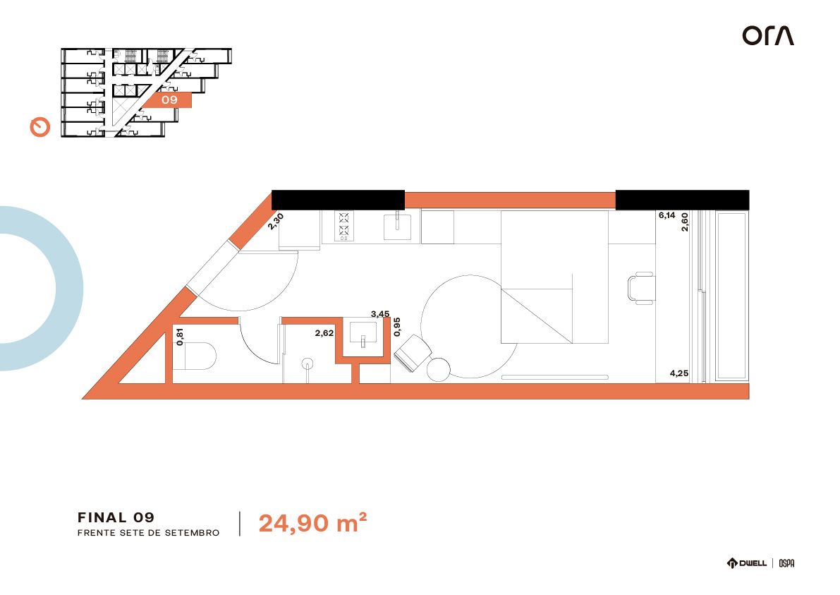 Studio para venda no bairro Centro Histórico em Porto Alegre