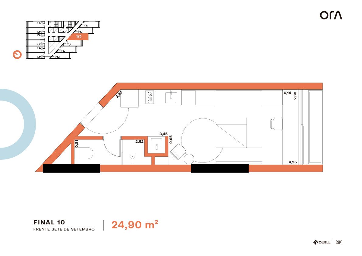 Studio para venda no bairro Centro Histórico em Porto Alegre