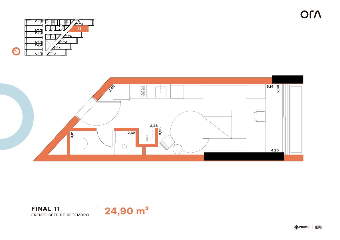 Studio para venda no bairro Centro Histórico em Porto Alegre