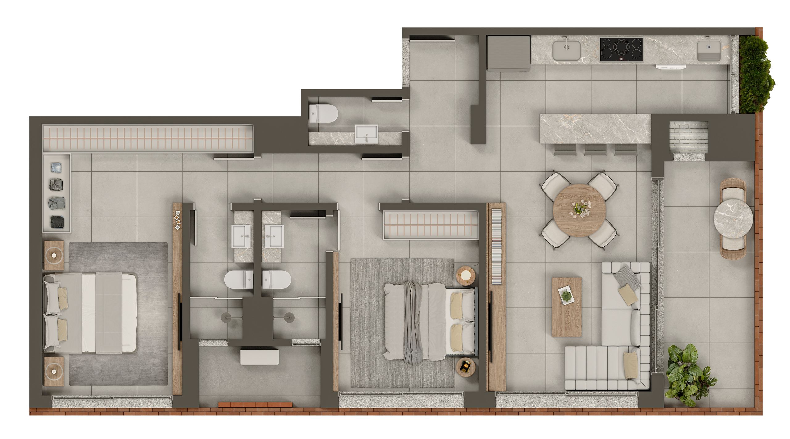 Apartamento para venda no bairro Centro em Torres