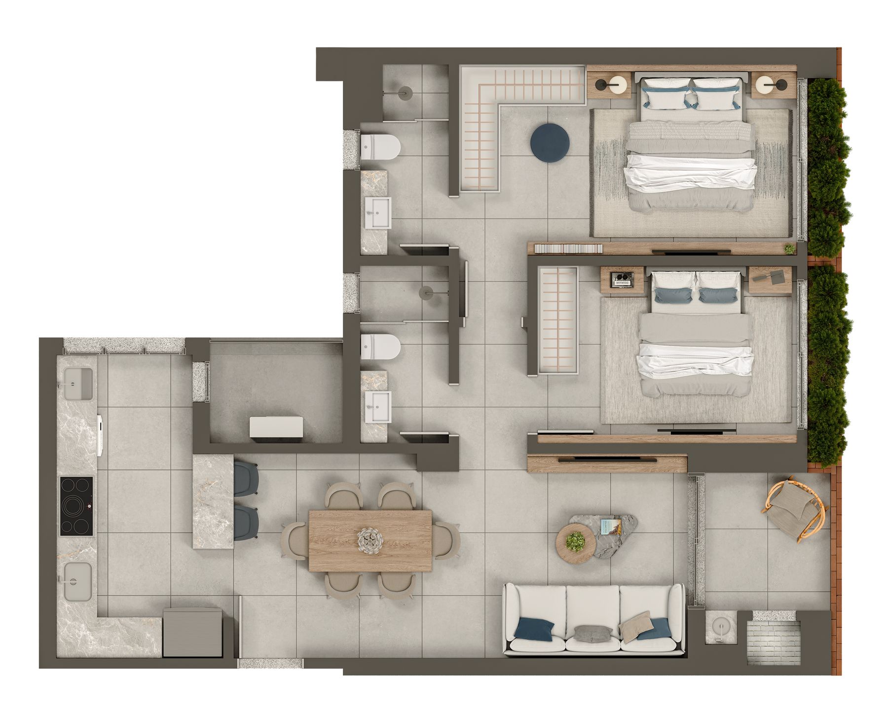 Apartamento para venda no bairro Centro em Torres