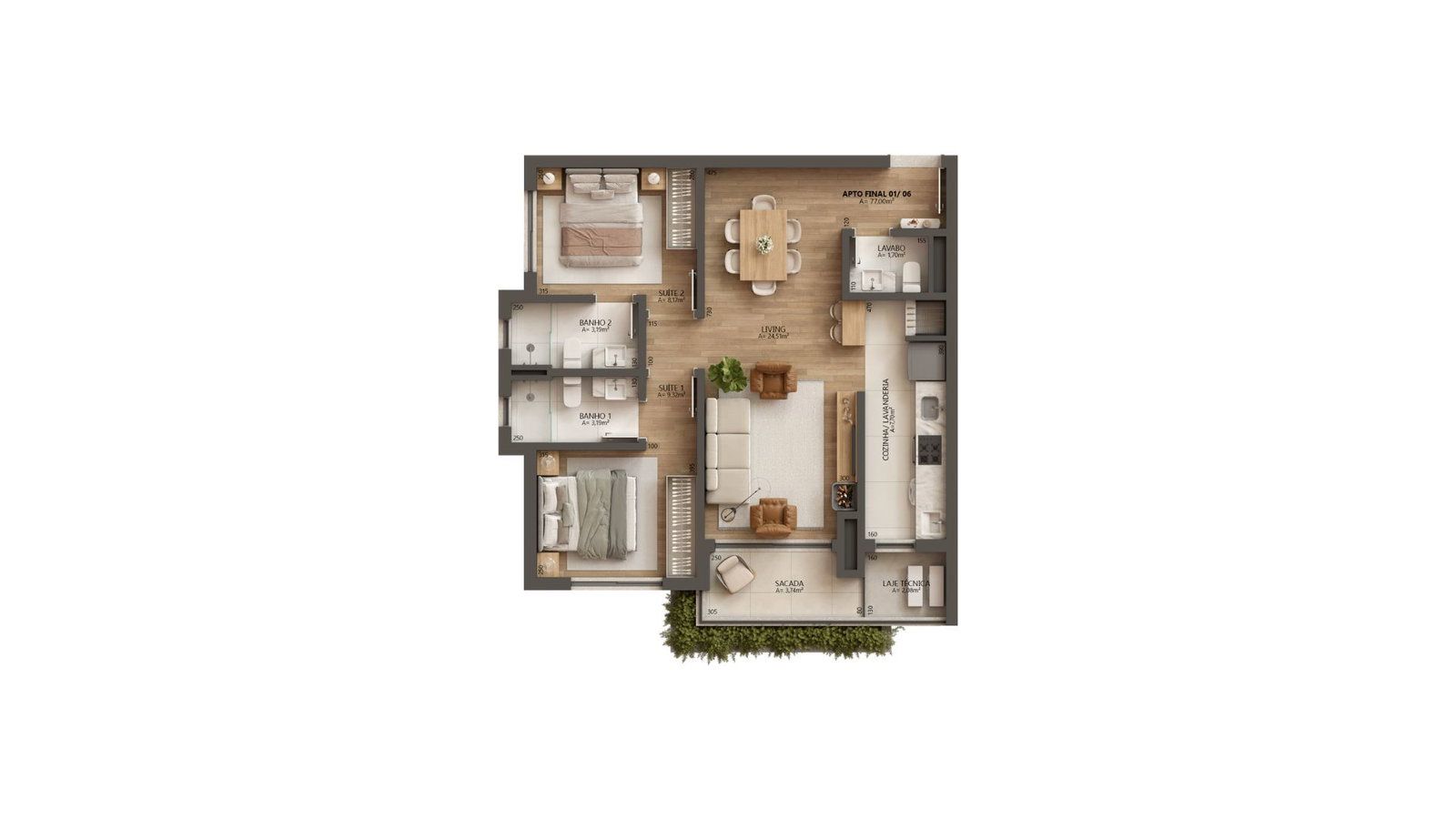 Apartamento para venda no bairro Bavaria em Gramado