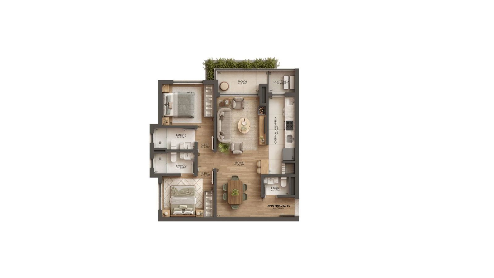 Apartamento para venda no bairro Bavaria em Gramado
