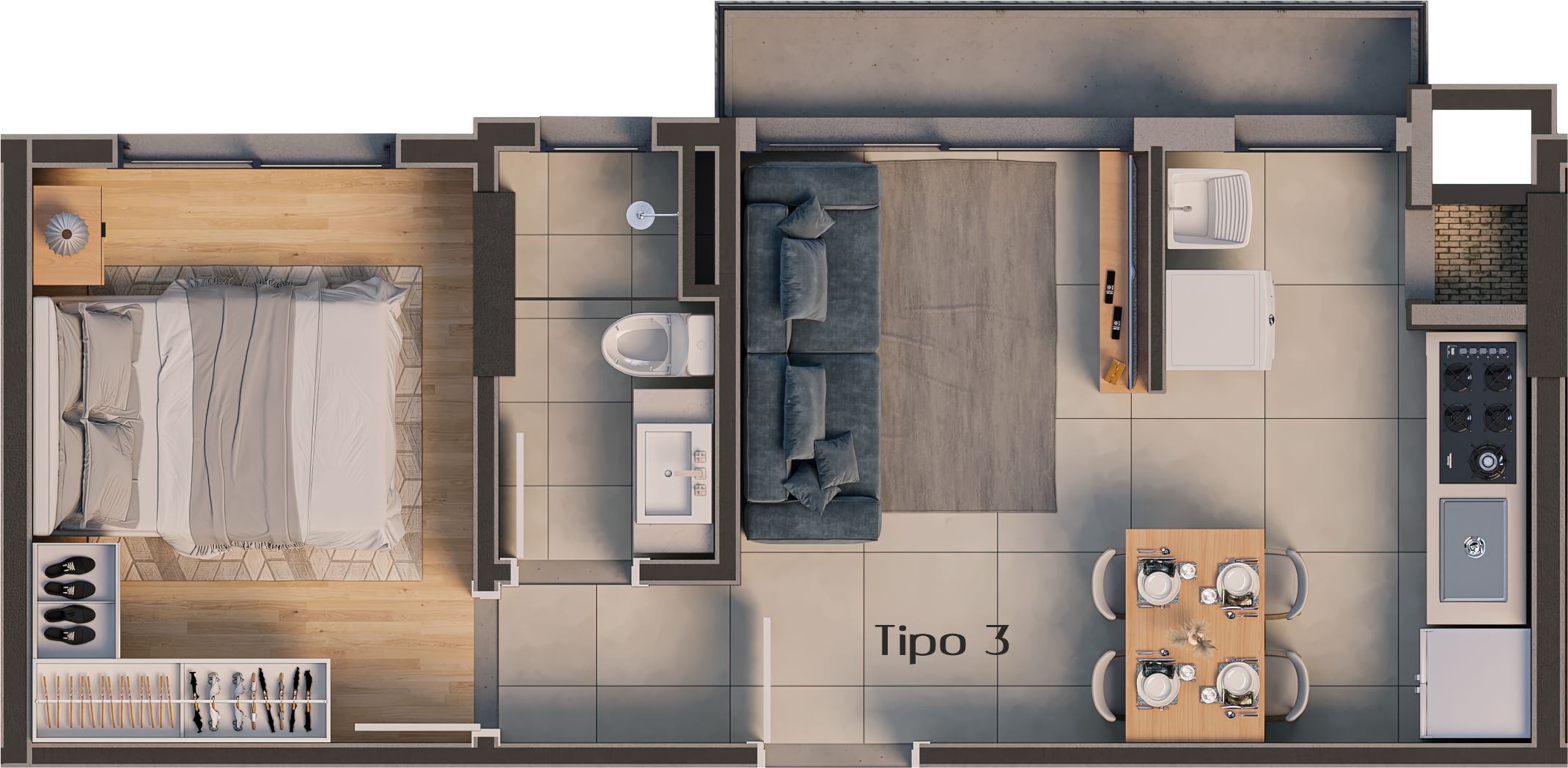 Apartamento para venda no bairro Centro  em Passo Fundo