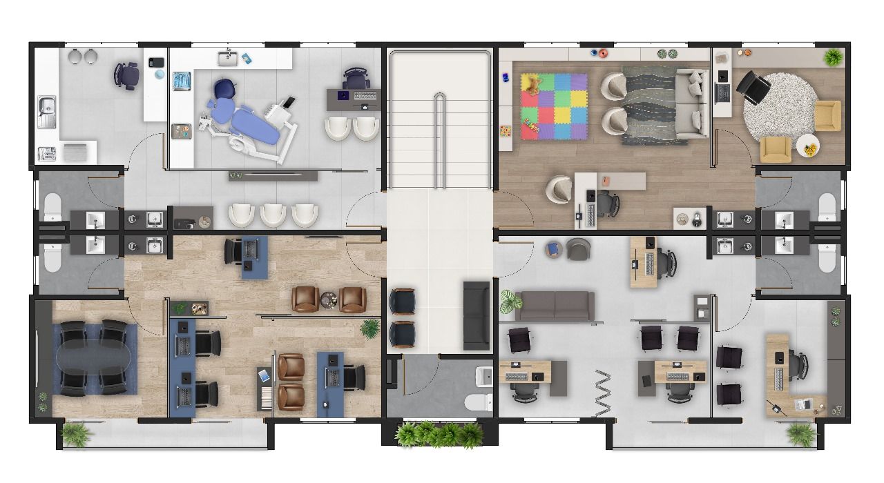 Sala Comercial Aérea para venda no bairro  em Palhoça