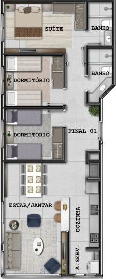 Apartamento para venda no bairro Zona Nova em Capão da Canoa