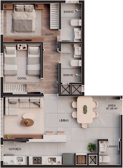 Apartamento para venda no bairro Navegantes em Capão da Canoa