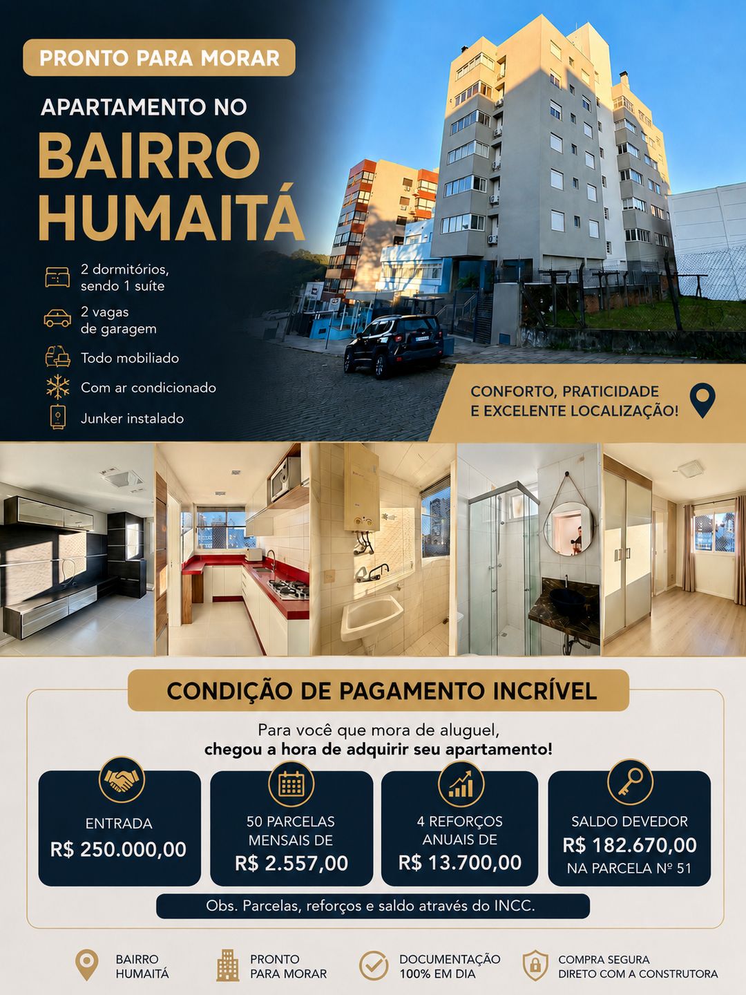 Apartamento para venda no bairro Humaitá em Bento Gonçalves