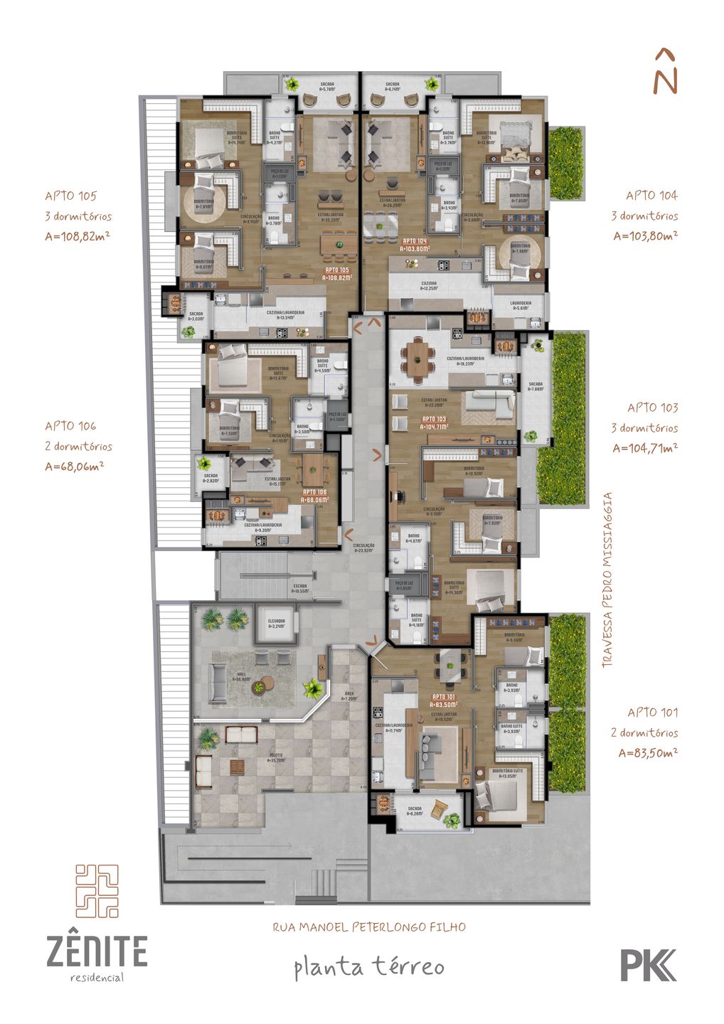 Apartamento para venda no bairro Champanhe em Garibaldi