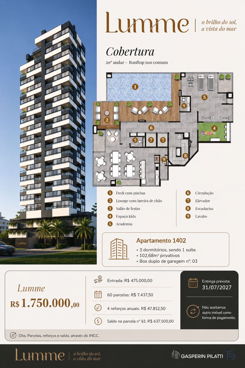 Apartamento para venda no bairro Predial em Torres