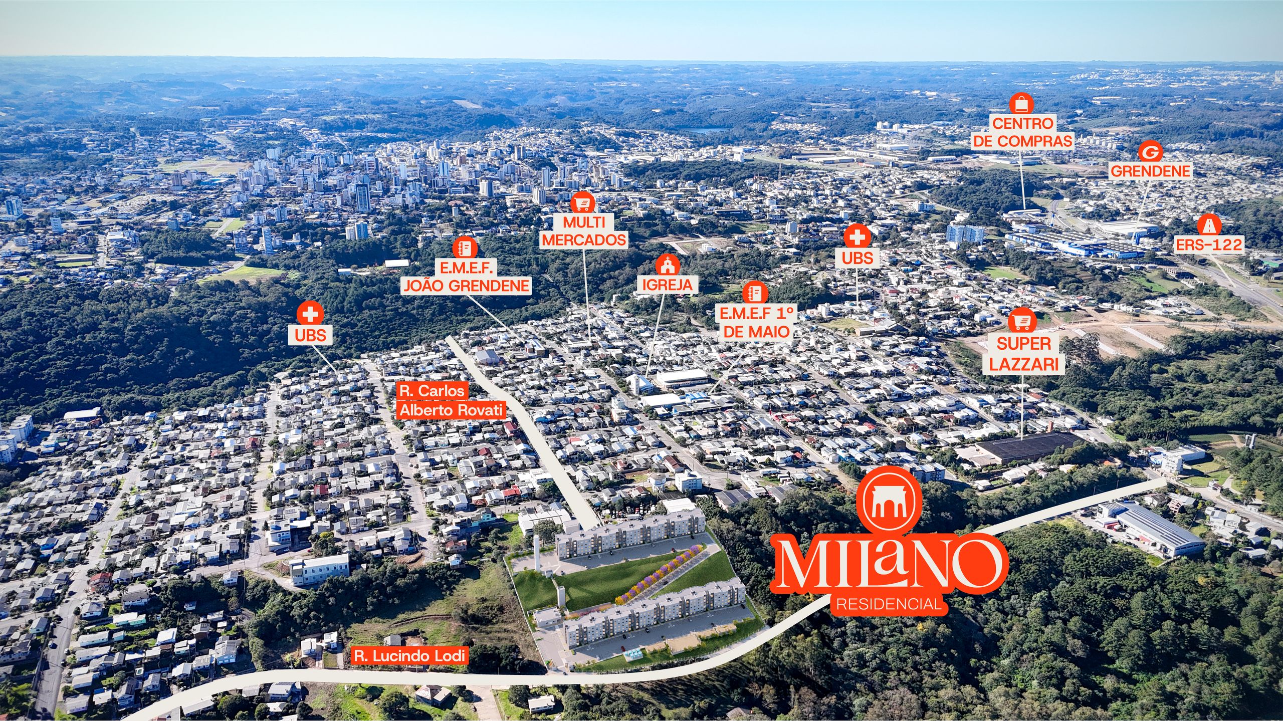 Apartamento para venda no bairro Primeiro de Maio em Farroupilha