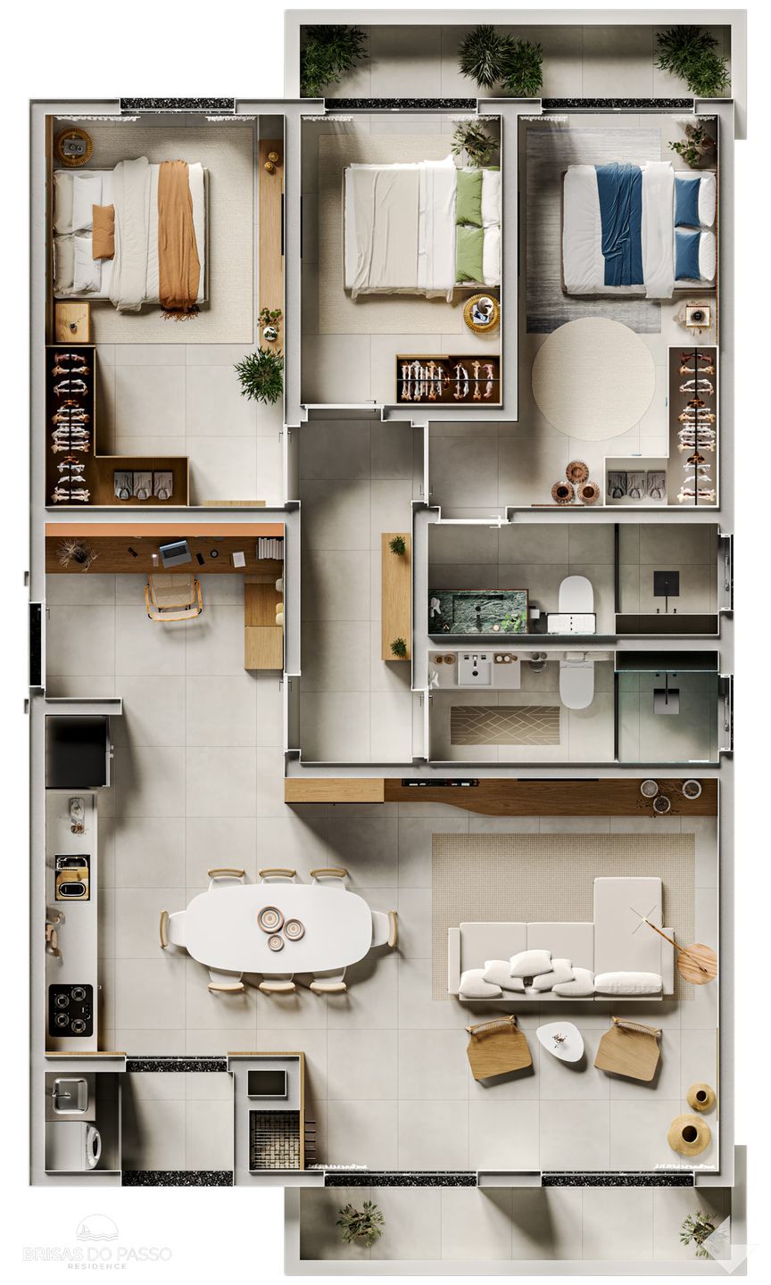 Apartamento para venda no bairro Paraiso em Passo de Torres