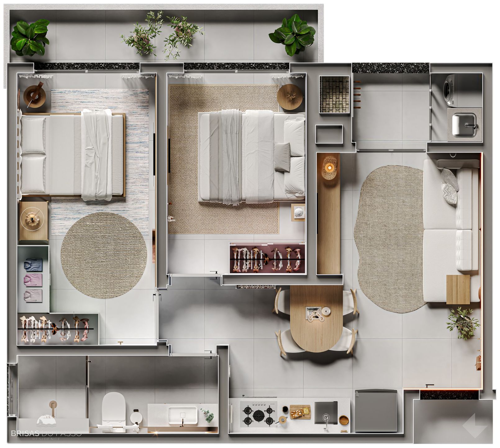 Apartamento para venda no bairro Paraiso em Passo de Torres