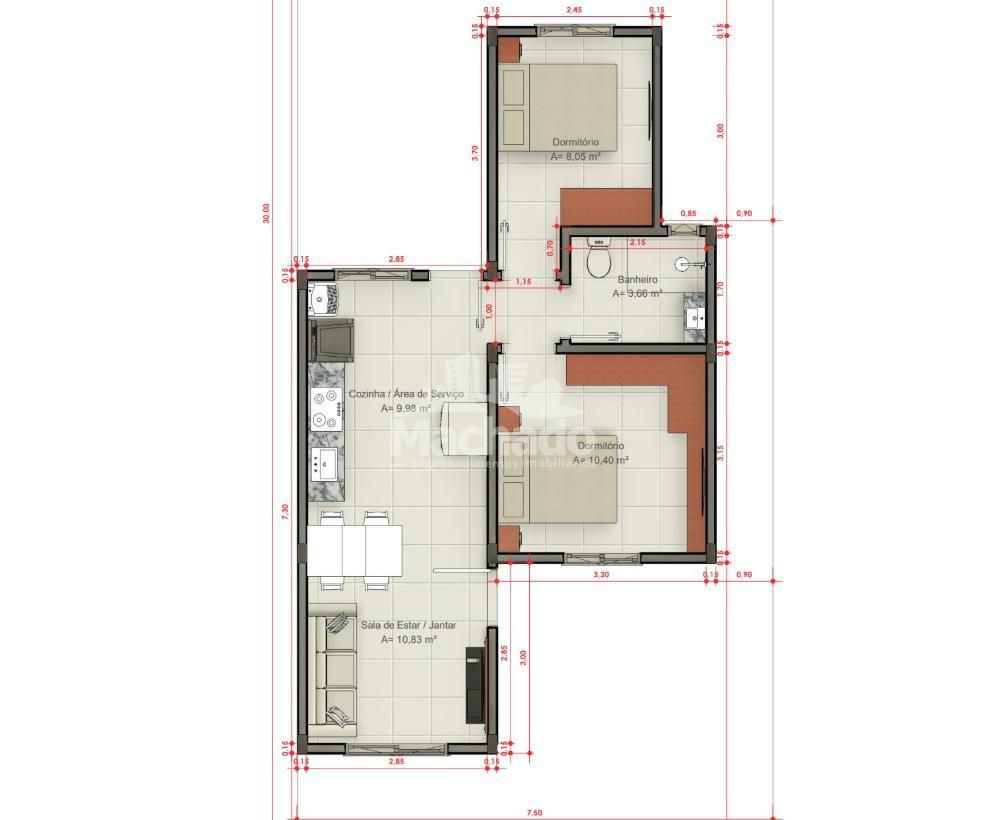 Casa para venda no bairro Vera Cruz em Passo Fundo