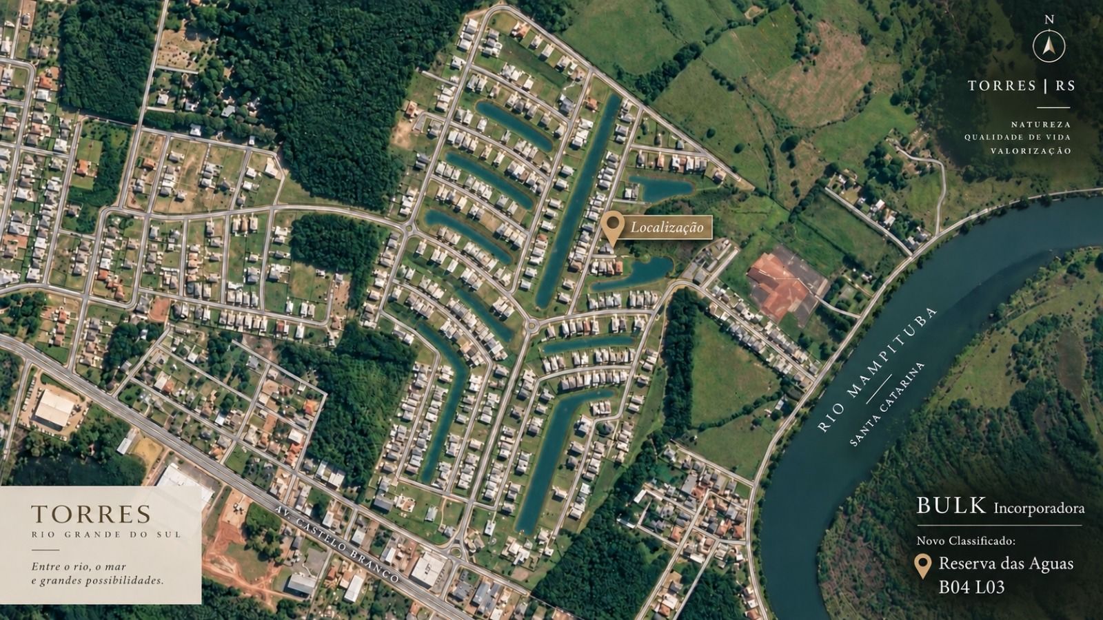 Lote para venda no bairro Condomínio Reserva das Águas em Torres
