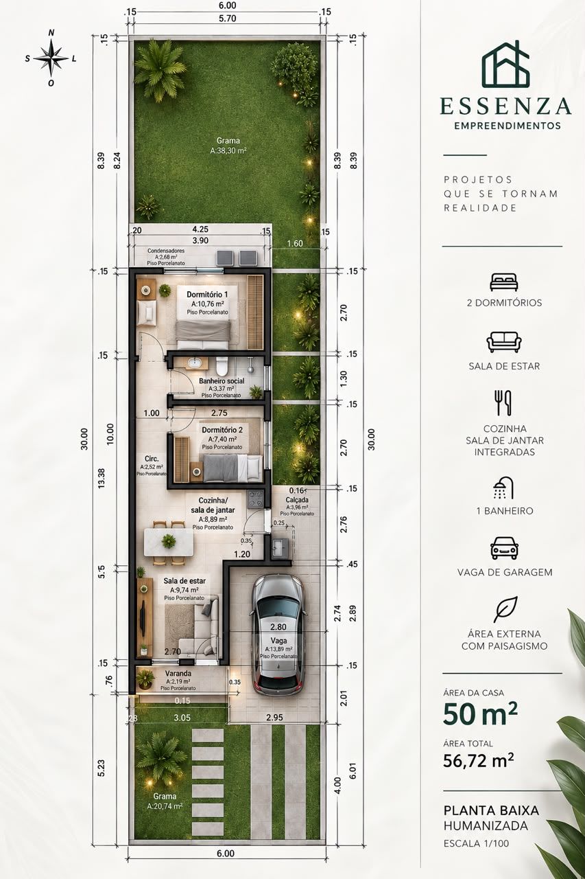 Casa para venda no bairro Boqueirão em Passo Fundo