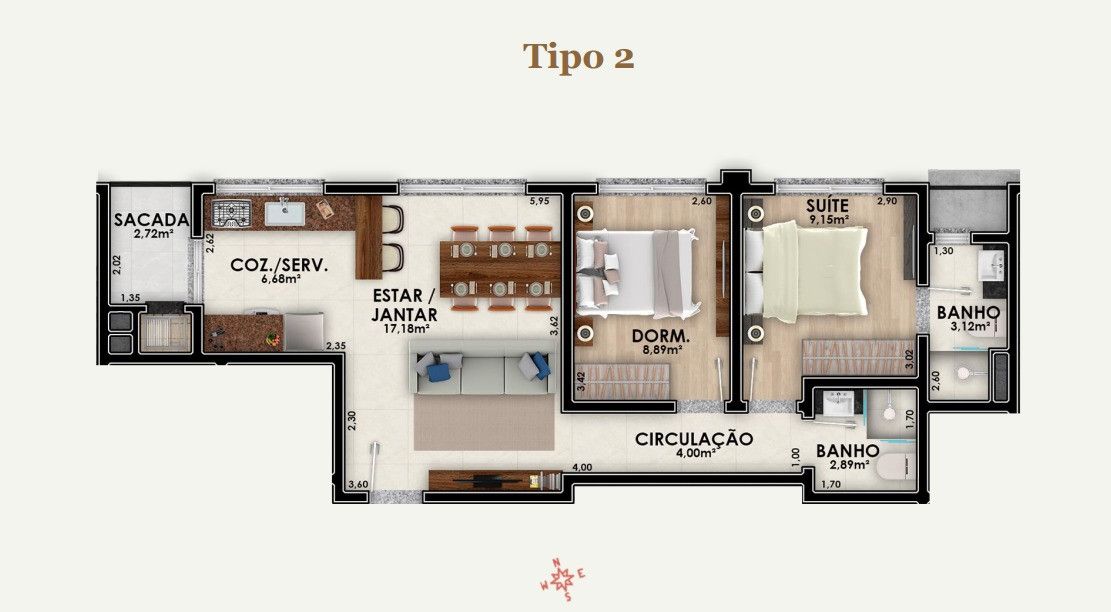 Apartamento para venda no bairro São Cristovão em Passo Fundo