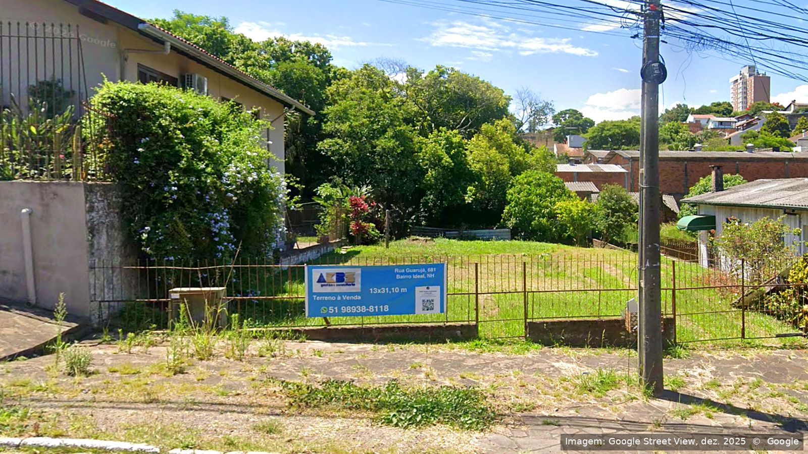 Lote para venda no bairro Ideal em Novo Hamburgo