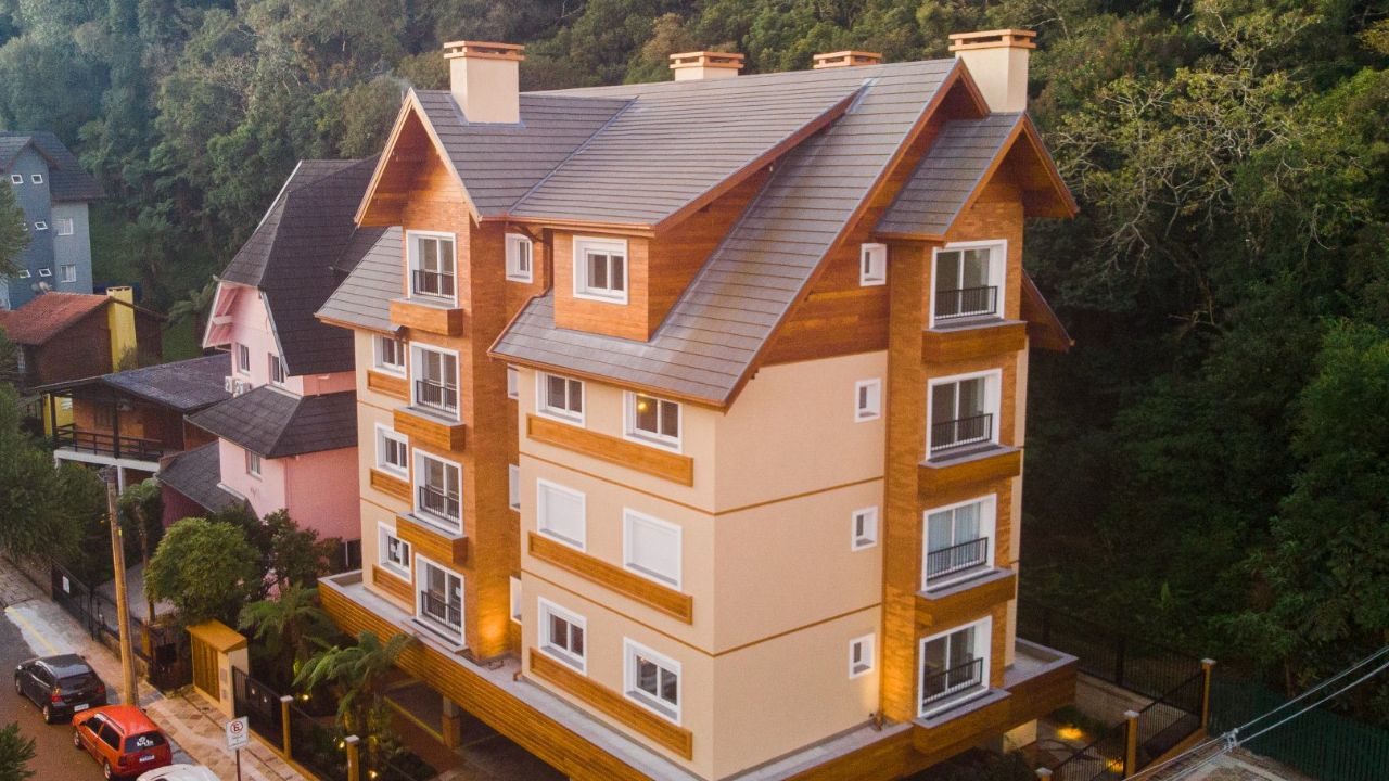 Apartamento 2 quartos sendo 2 suítes para venda no bairro Centro em Gramado