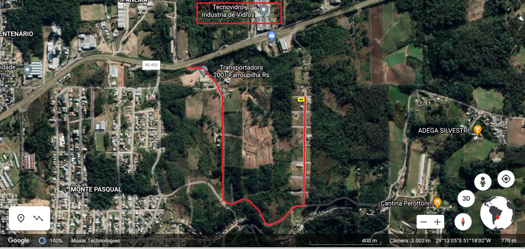 Lote para venda no bairro Monte Pasqual em Farroupilha