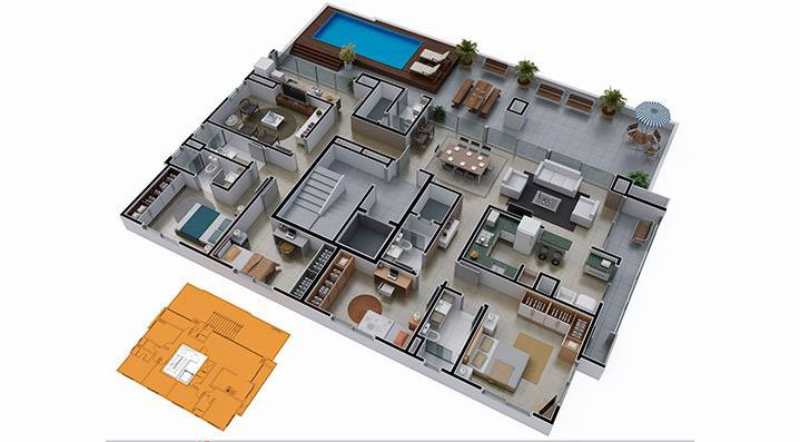 Apartamento à venda com 2 quartos, 62m² - Foto 2