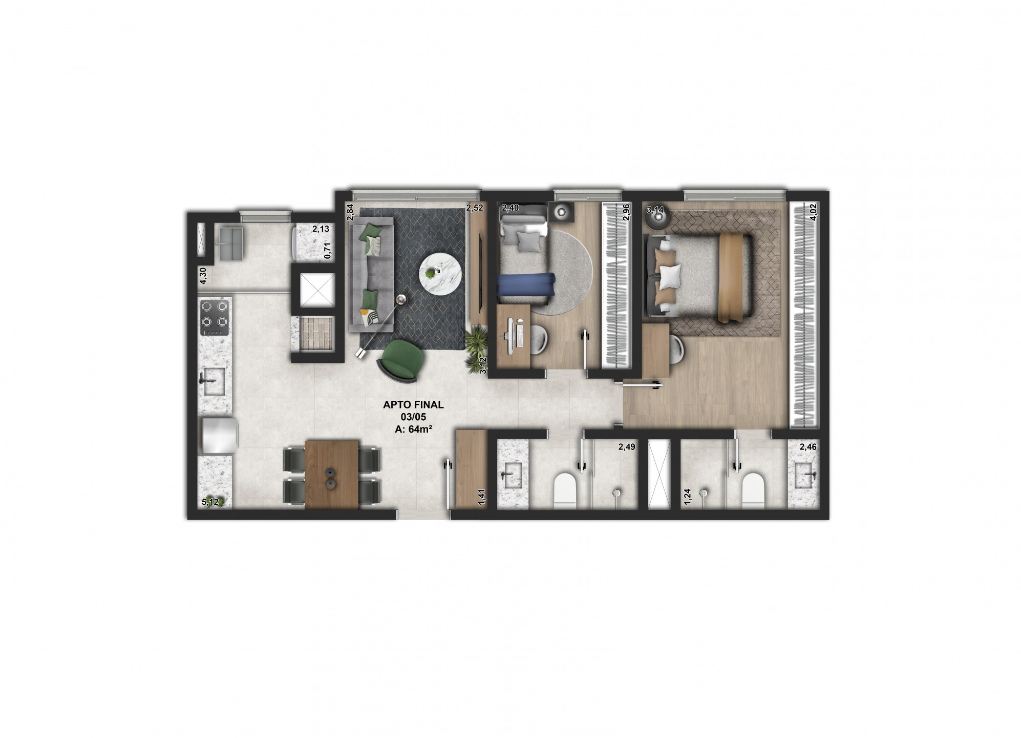 Apartamento para venda no bairro Centro em Novo Hamburgo