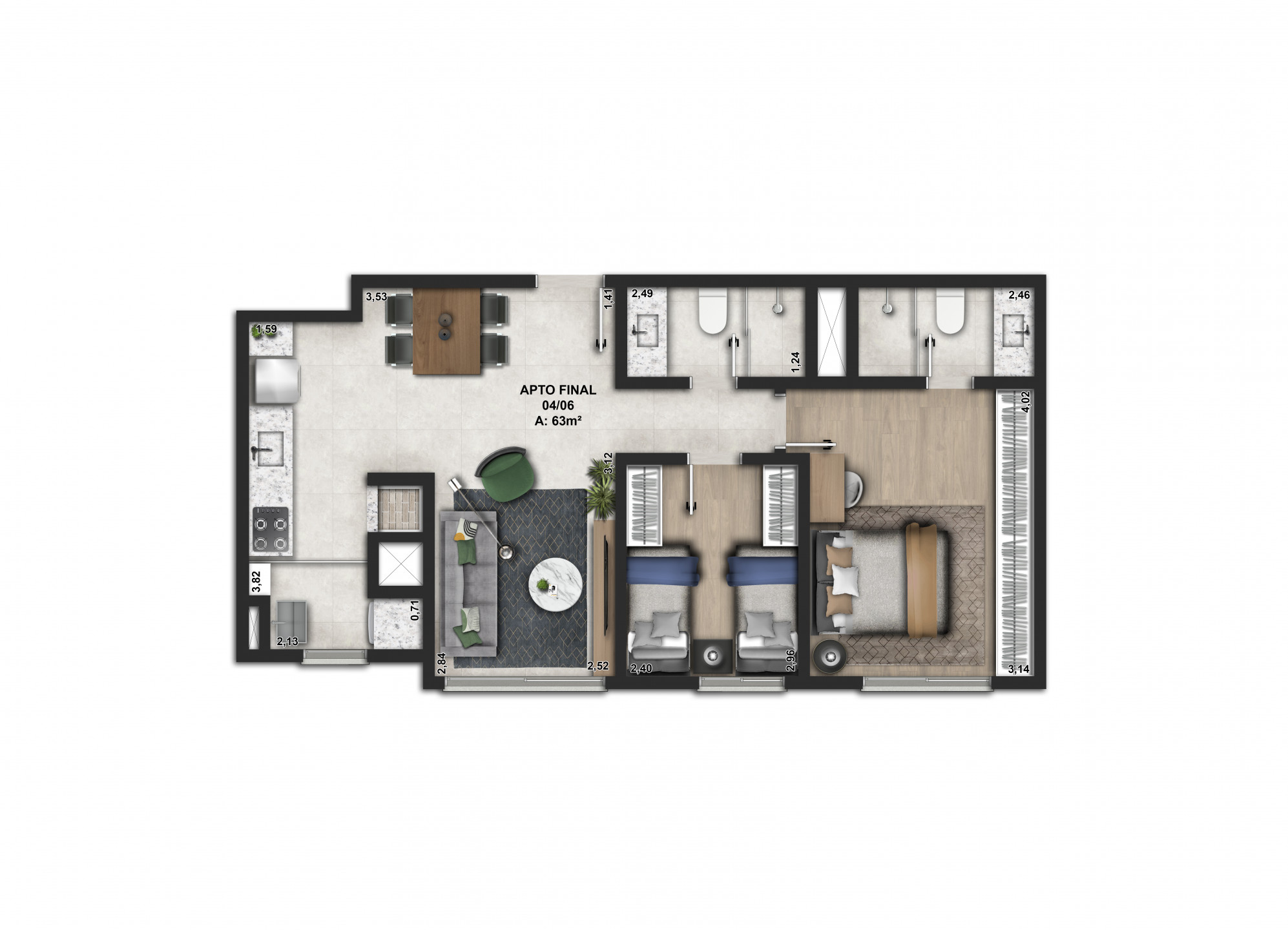 Apartamento para venda no bairro Centro em Novo Hamburgo