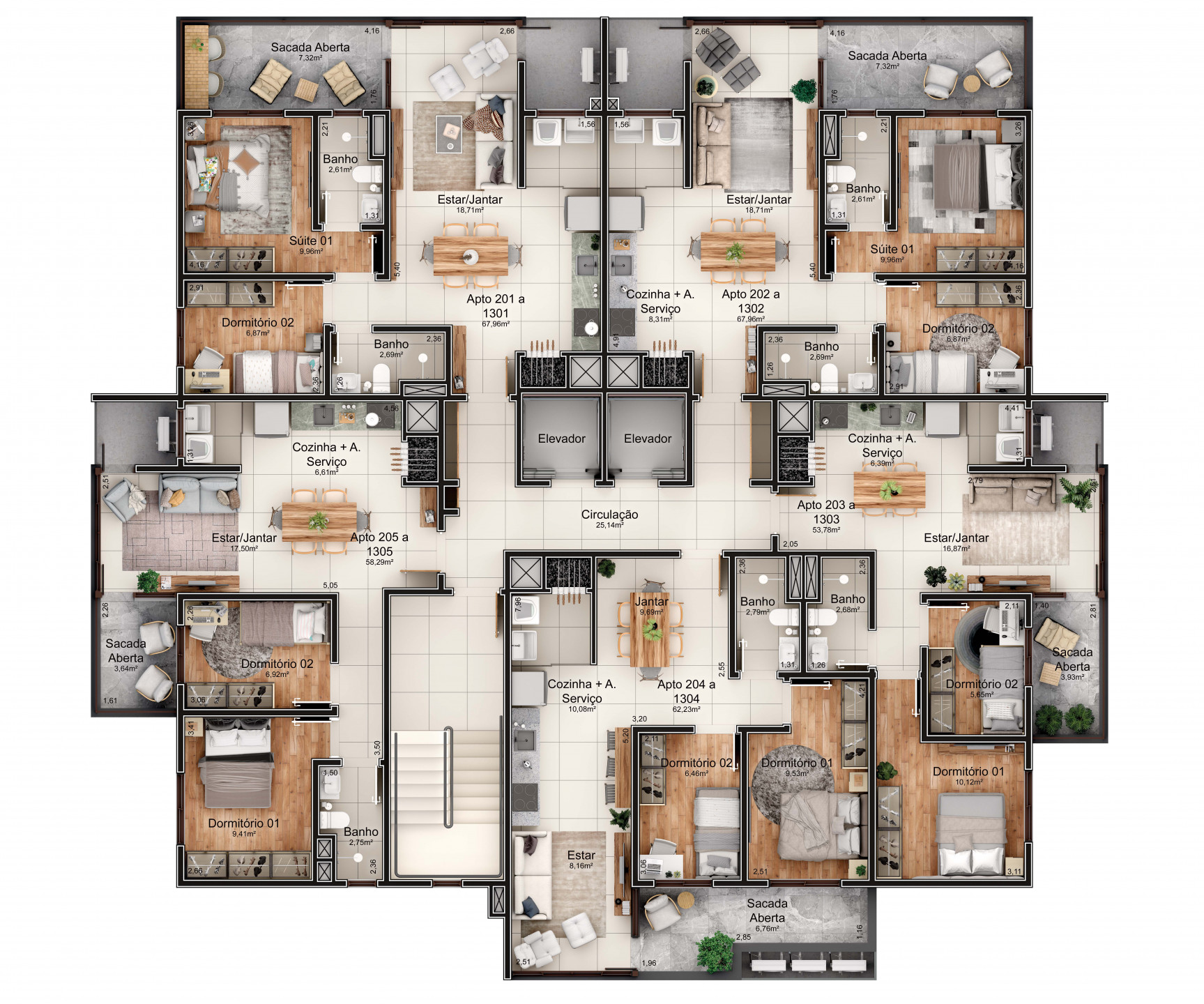 Apartamento para venda no bairro Santa Rita em Bento Gonçalves