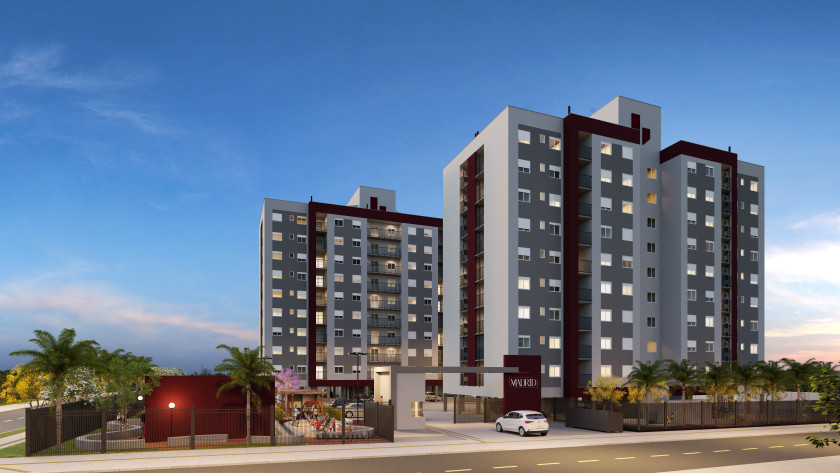 Apartamento 1 quarto para venda no bairro Orico em Gravataí
