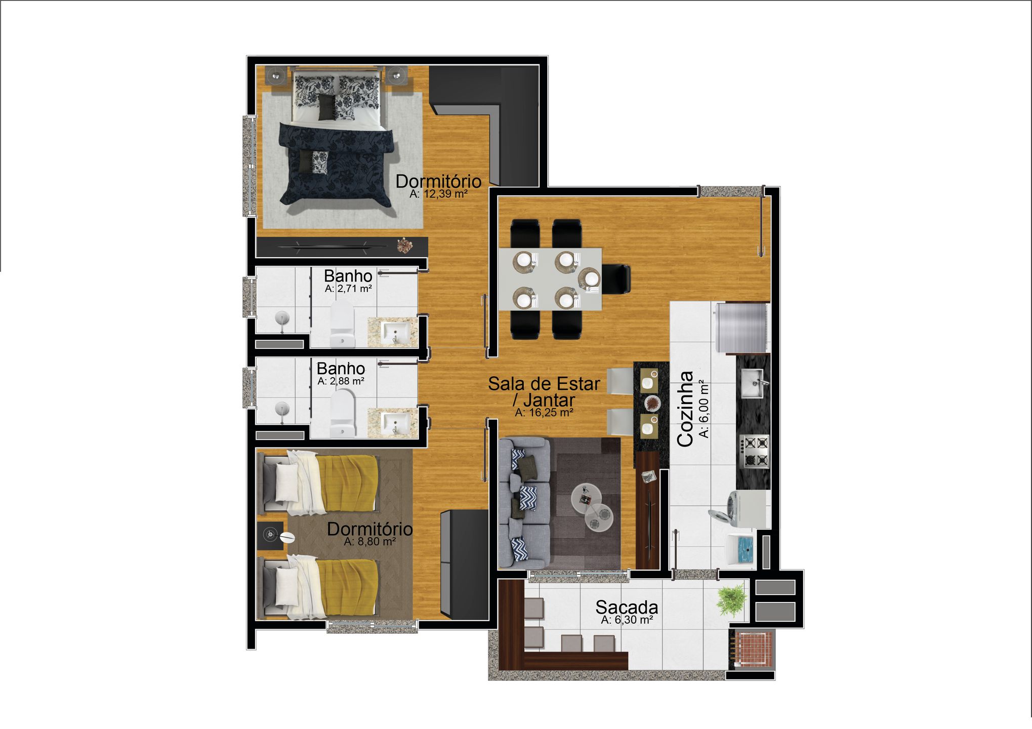 Apartamento para venda no bairro Freitas em Sapucaia do Sul