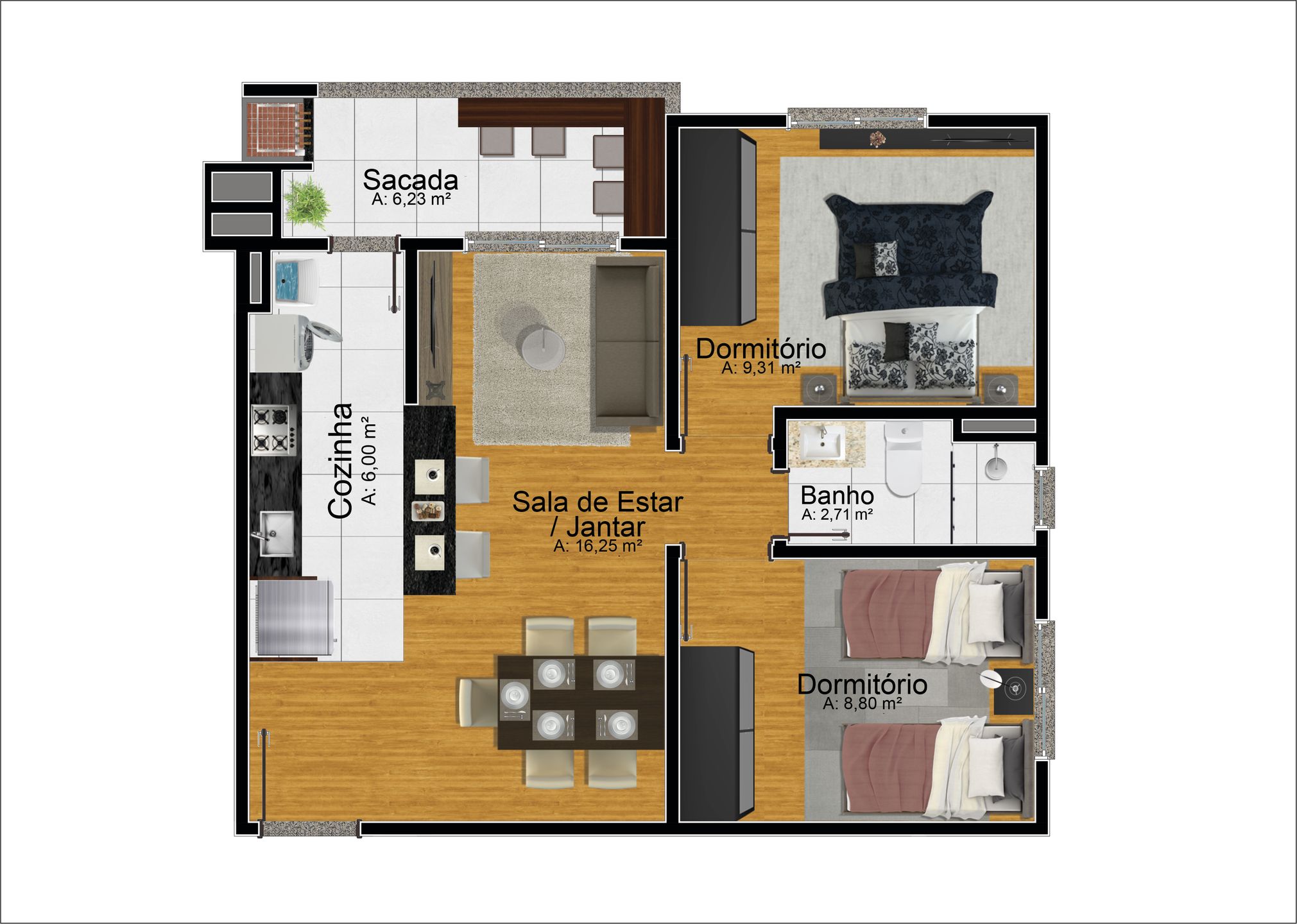 Apartamento para venda no bairro Freitas em Sapucaia do Sul