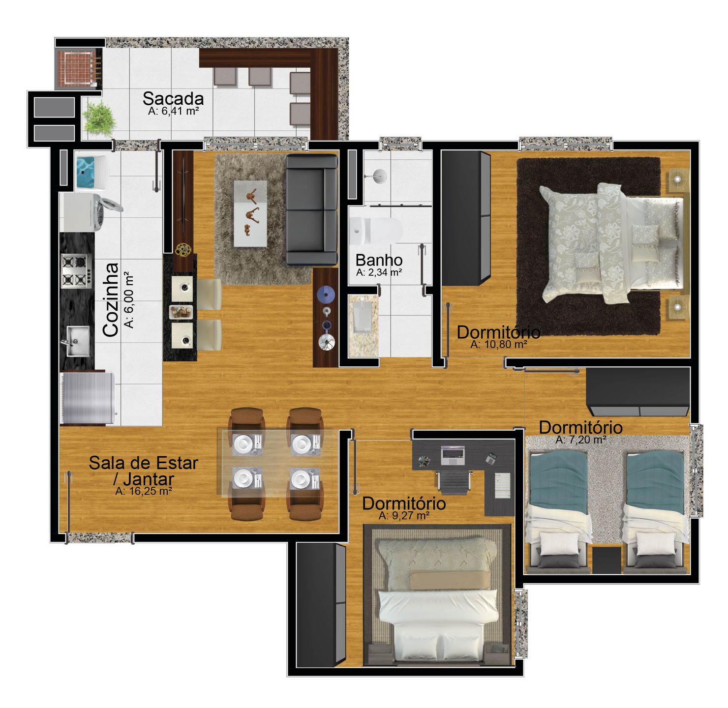Apartamento para venda no bairro Freitas em Sapucaia do Sul