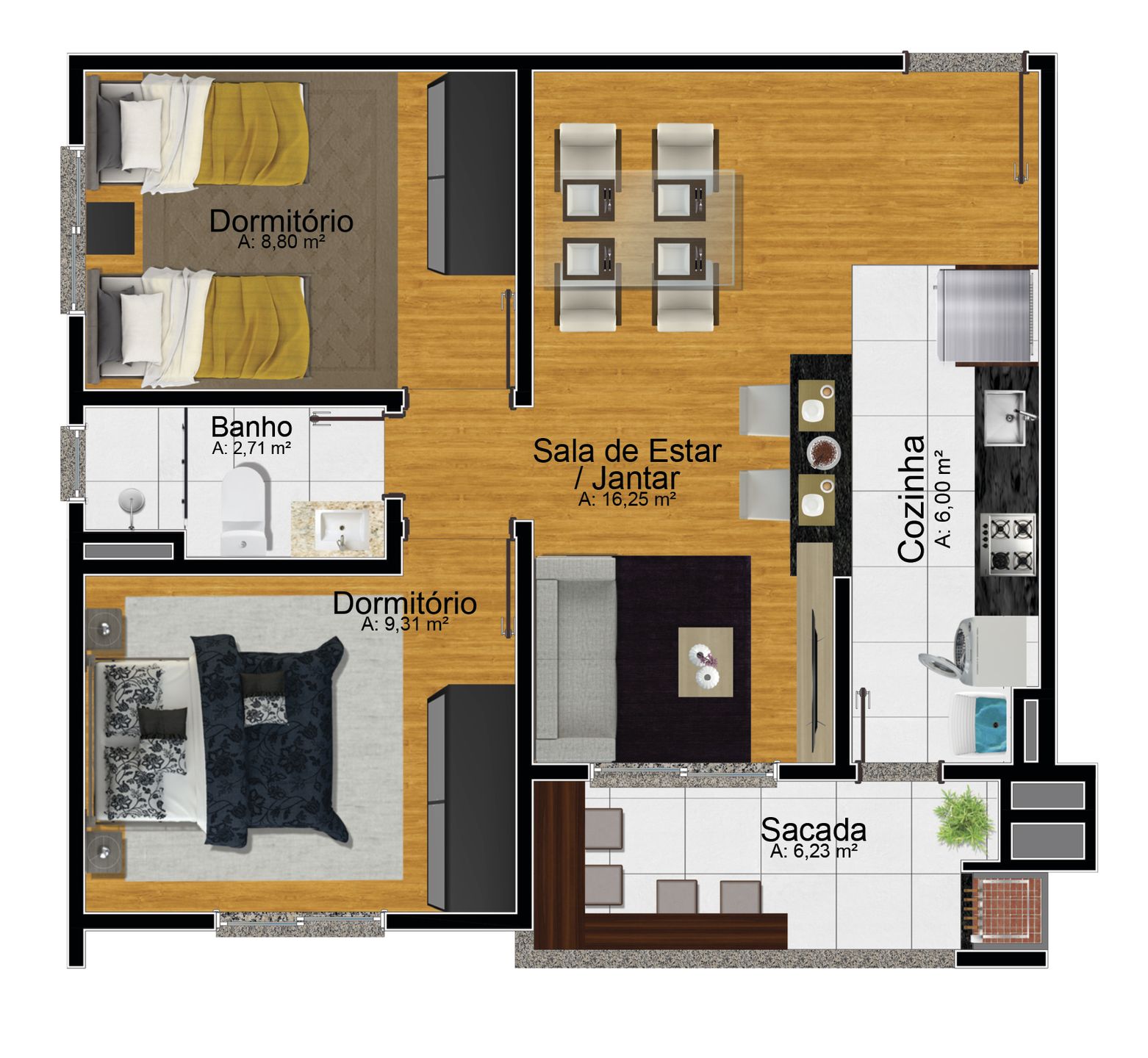 Apartamento para venda no bairro Freitas em Sapucaia do Sul