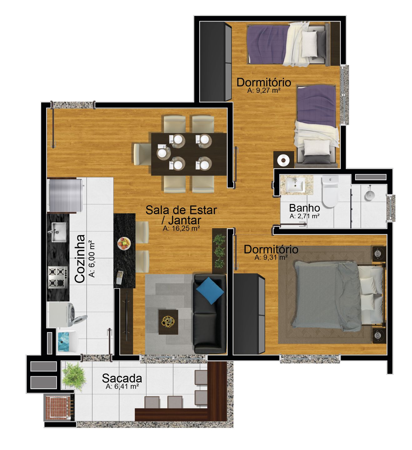 Apartamento para venda no bairro Freitas em Sapucaia do Sul